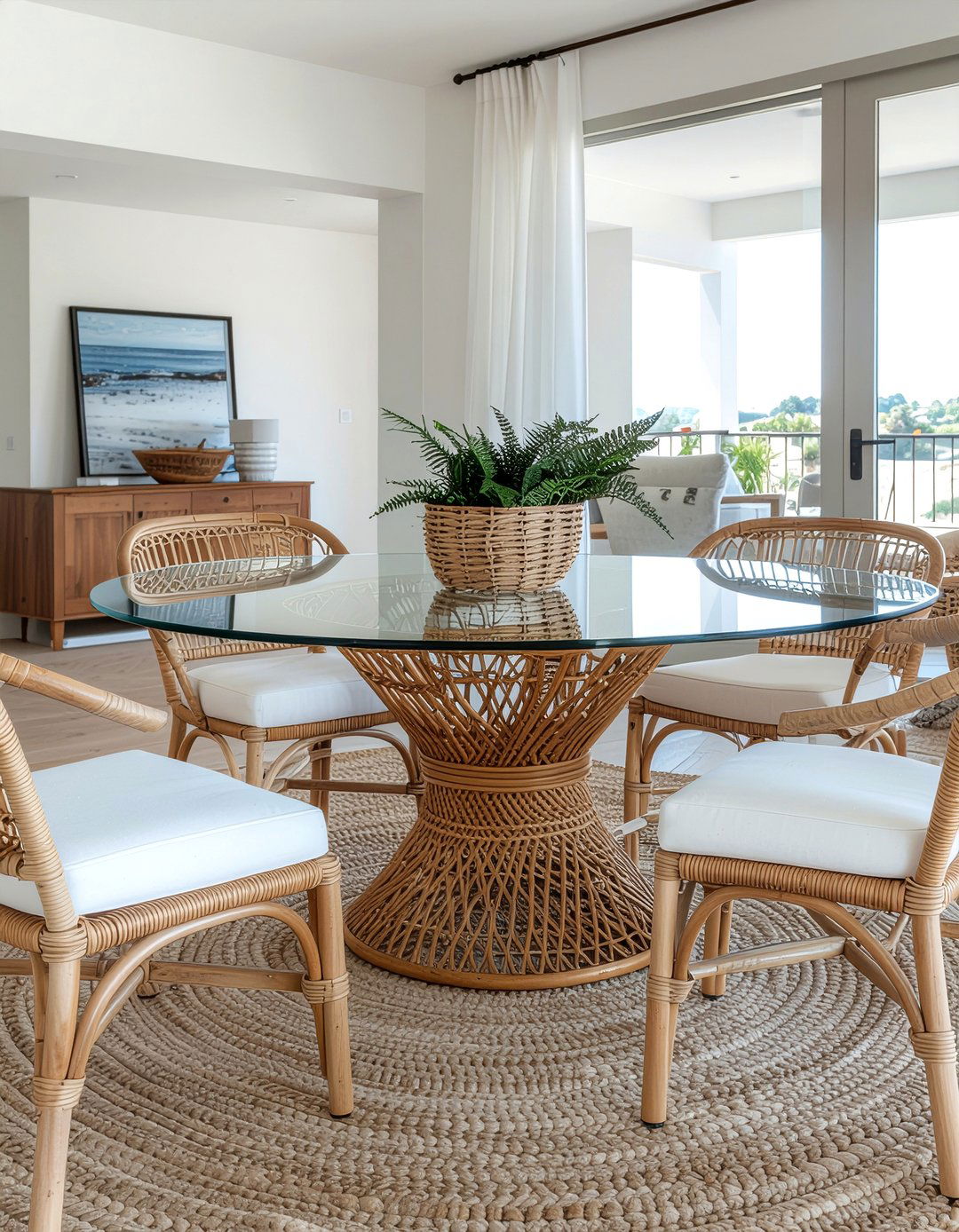 Bohemian Rattan Dining Table - 30 dining table for 8 ideas