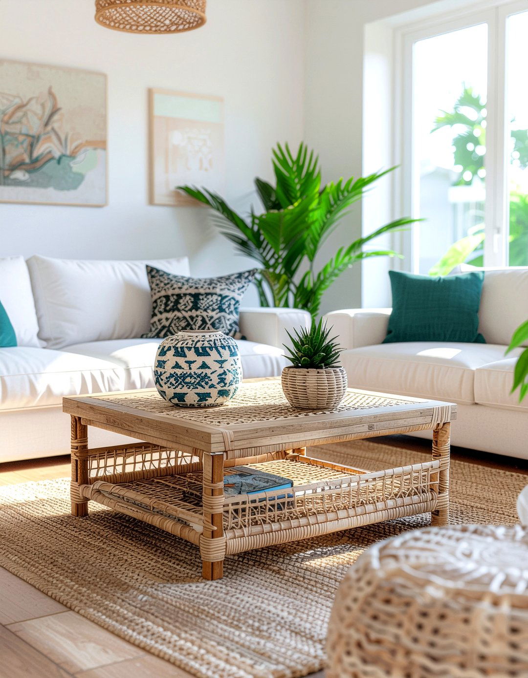 Bohemian Rattan Lift Top Coffee Table - 30 living room lift top coffee tables