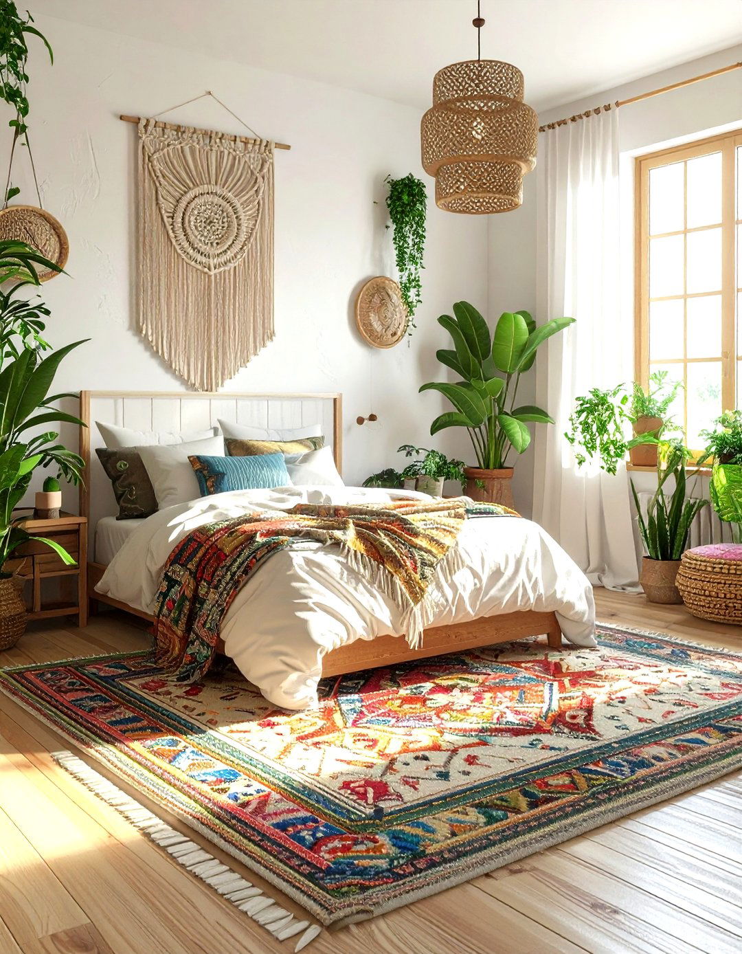 Bohemian Style Bedroom - 30 simple decor ideas