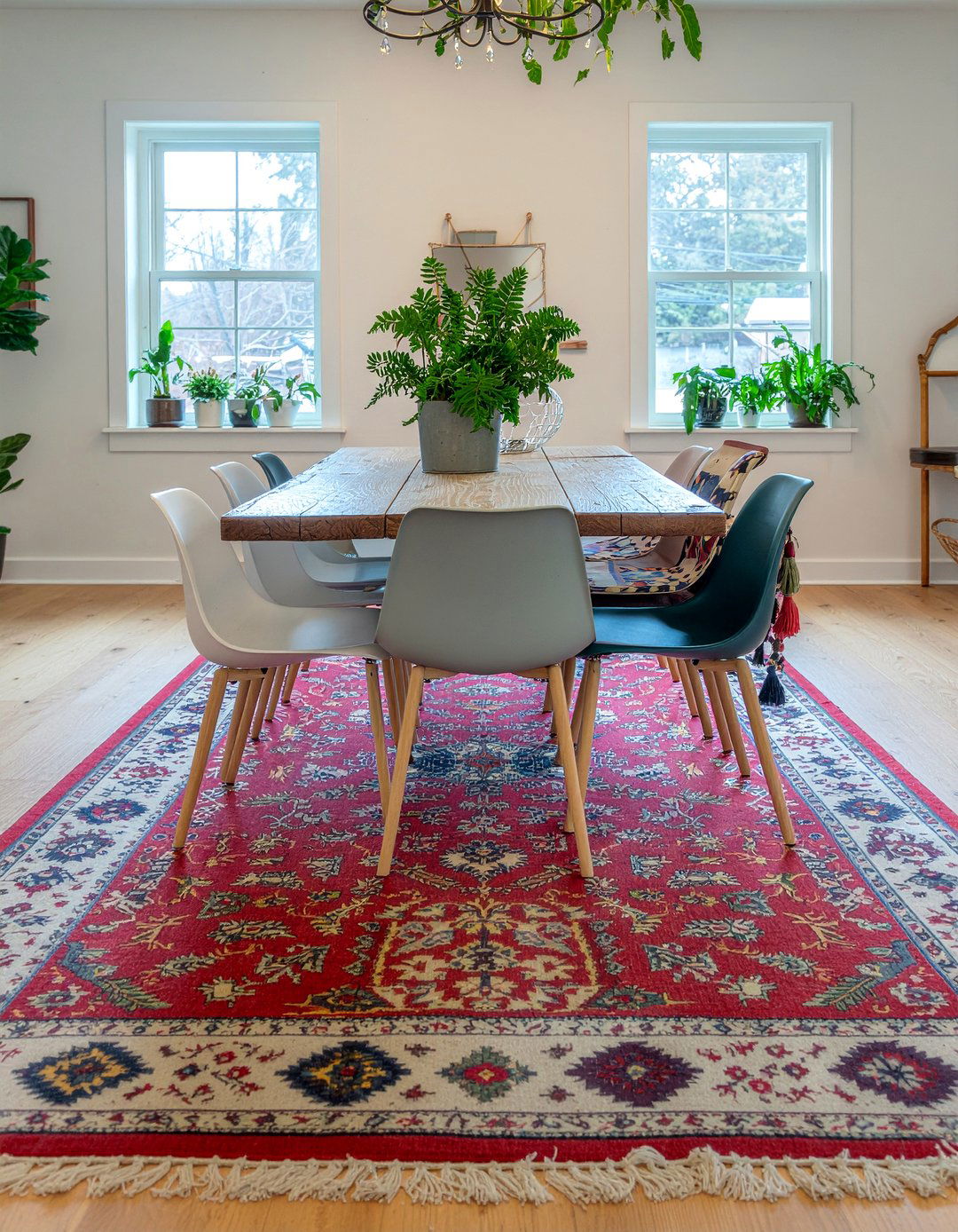 Bohemian Style Dining Room Carpet - 30 dining room carpet ideas