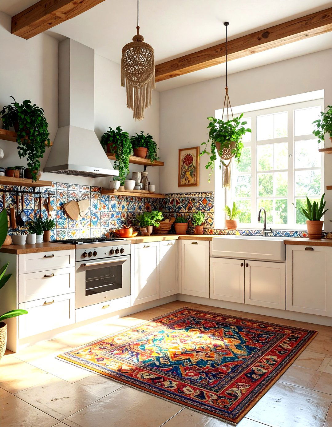 Bohemian Style Kitchen - 30 kitchen heart of the home ideas