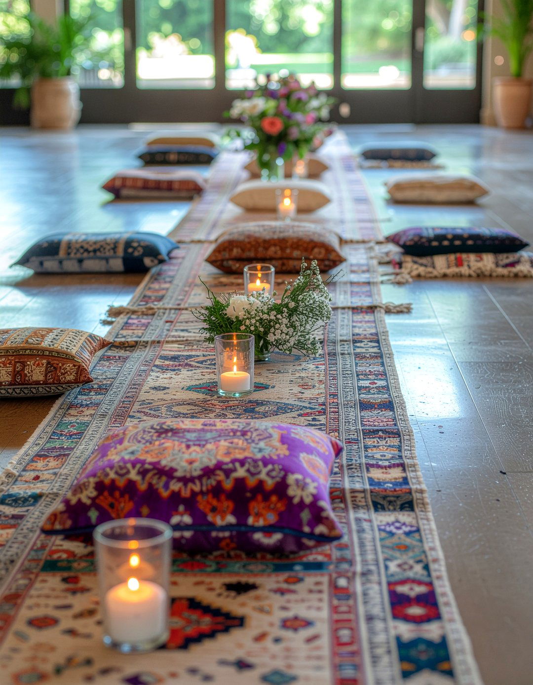 Bohemian Style Rehearsal Dinner Table - 30 dining room rehearsal dinner ideas