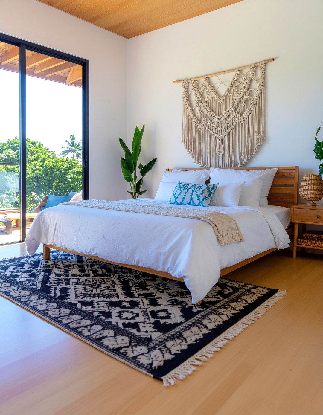 Bohemian bamboo flooring - 30 bedroom bamboo flooring ideas