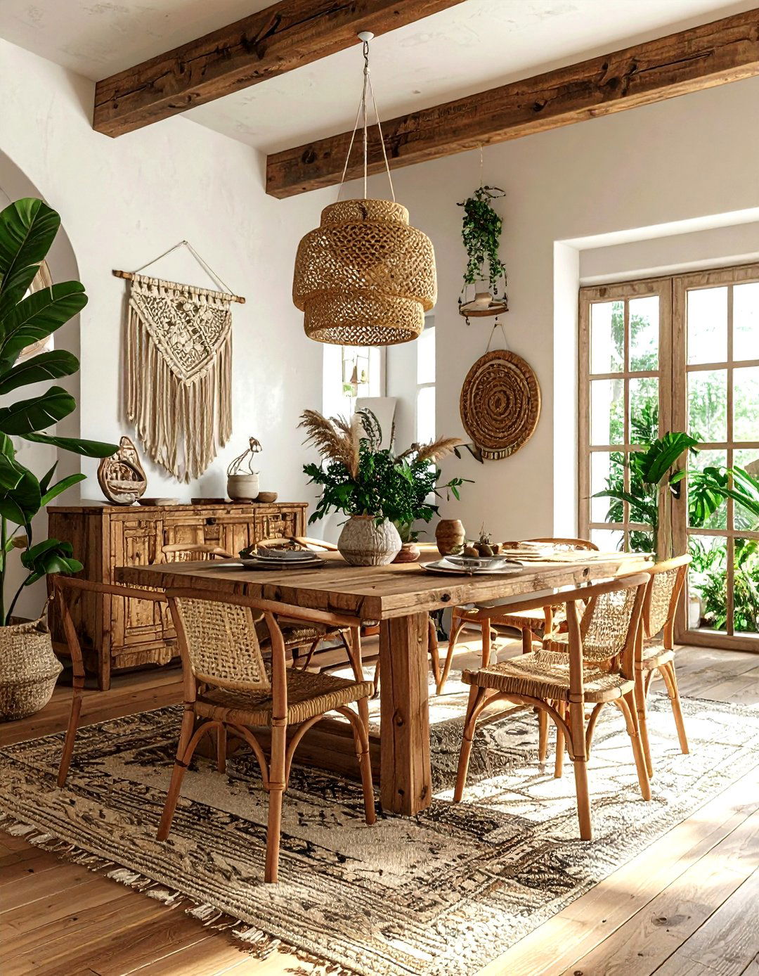 Bohemian dining room - 30 memorable dining room ideas