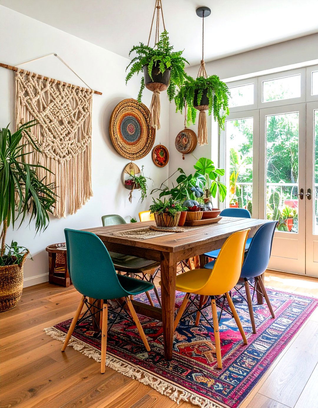 Bohemian dining room - 30 viral dining room ideas