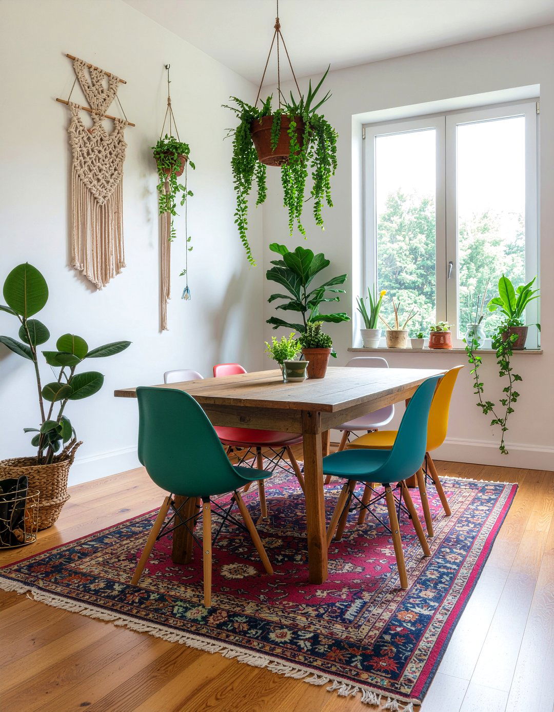 Bohemian dining room style - 30 practical dining room ideas