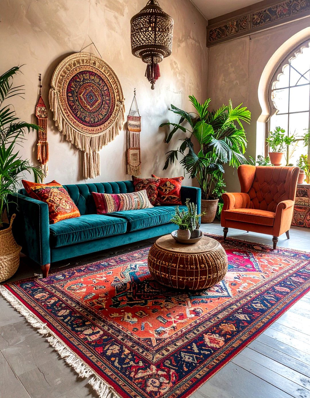 Bohemian eclectic lounge - 30 global decor ideas