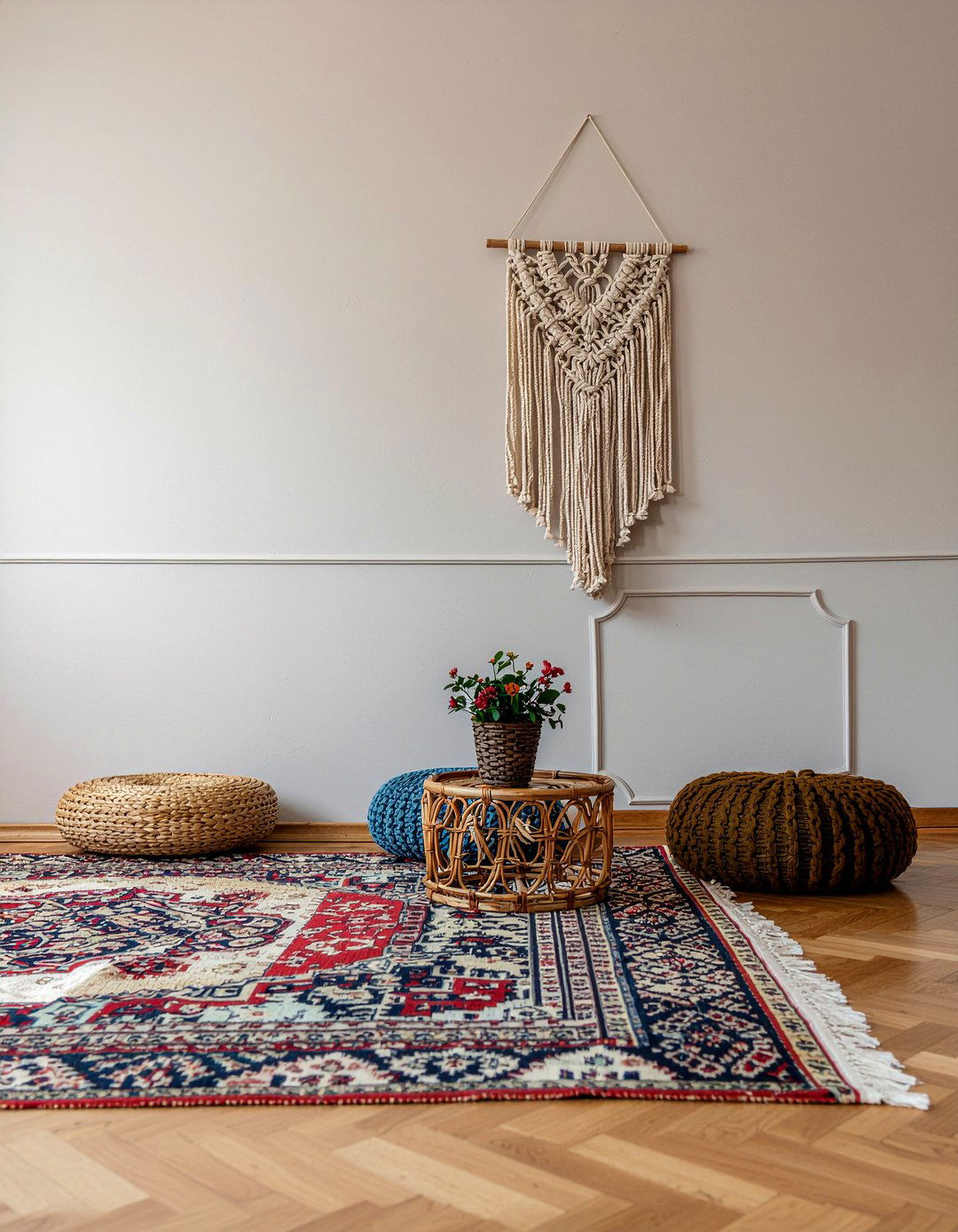 Bohemian greige living room - 30 greige living room ideas