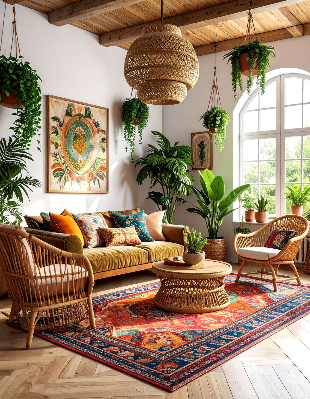 Bohemian living room furniture arrangement - 30 living room furniture placement