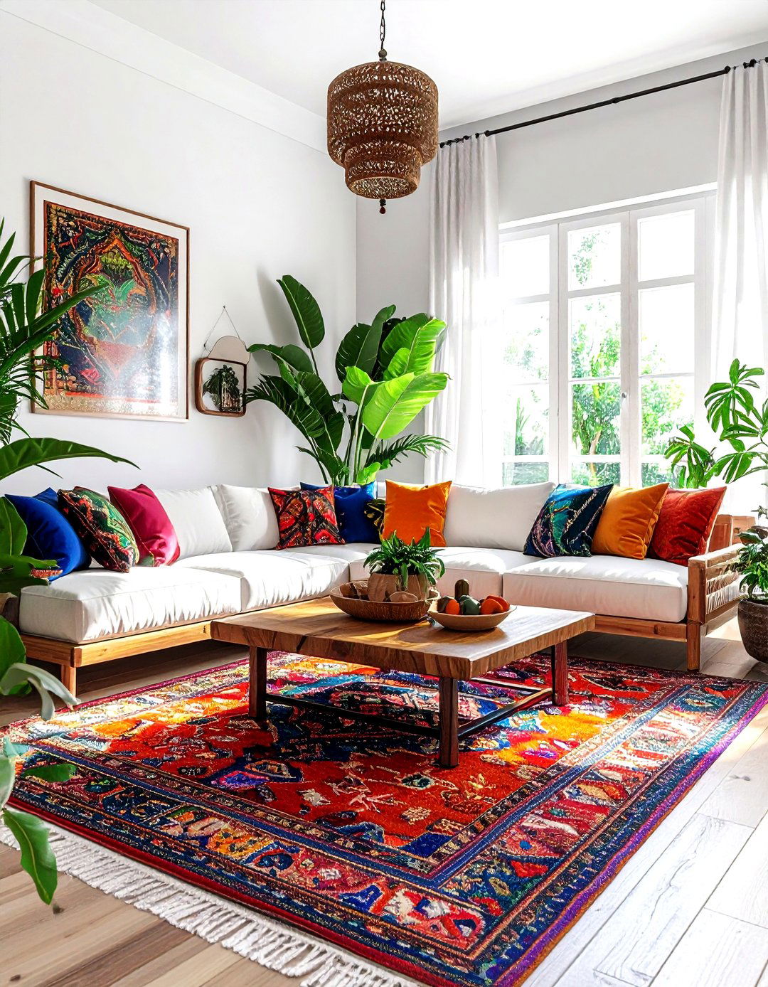 Bohemian luxury living room - 30 high-end living room ideas
