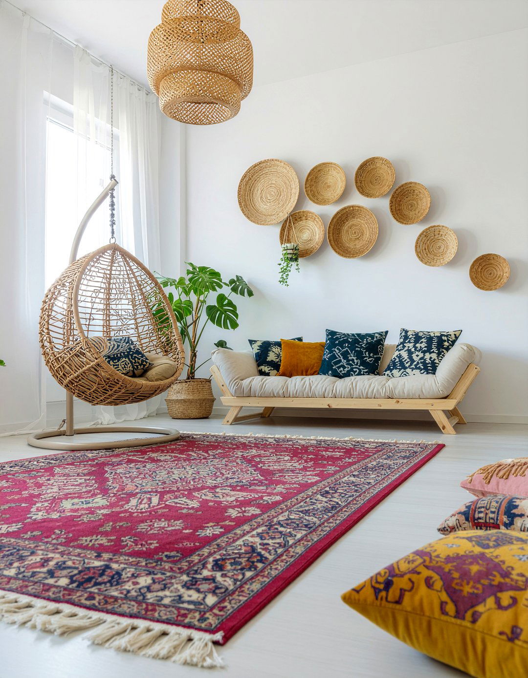 Bohemian modern living room - 30 modern living room ideas