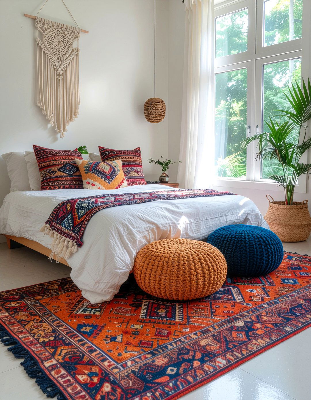 Bohemian rug - 30 bedroom area rugs