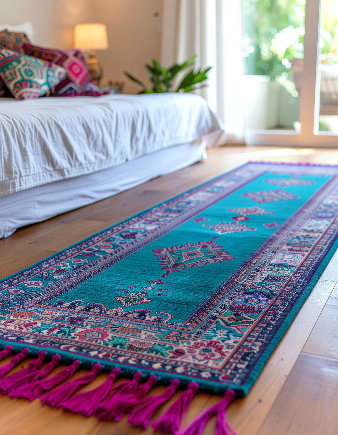 Bohemian runner rug - 30 bedroom runner rugs