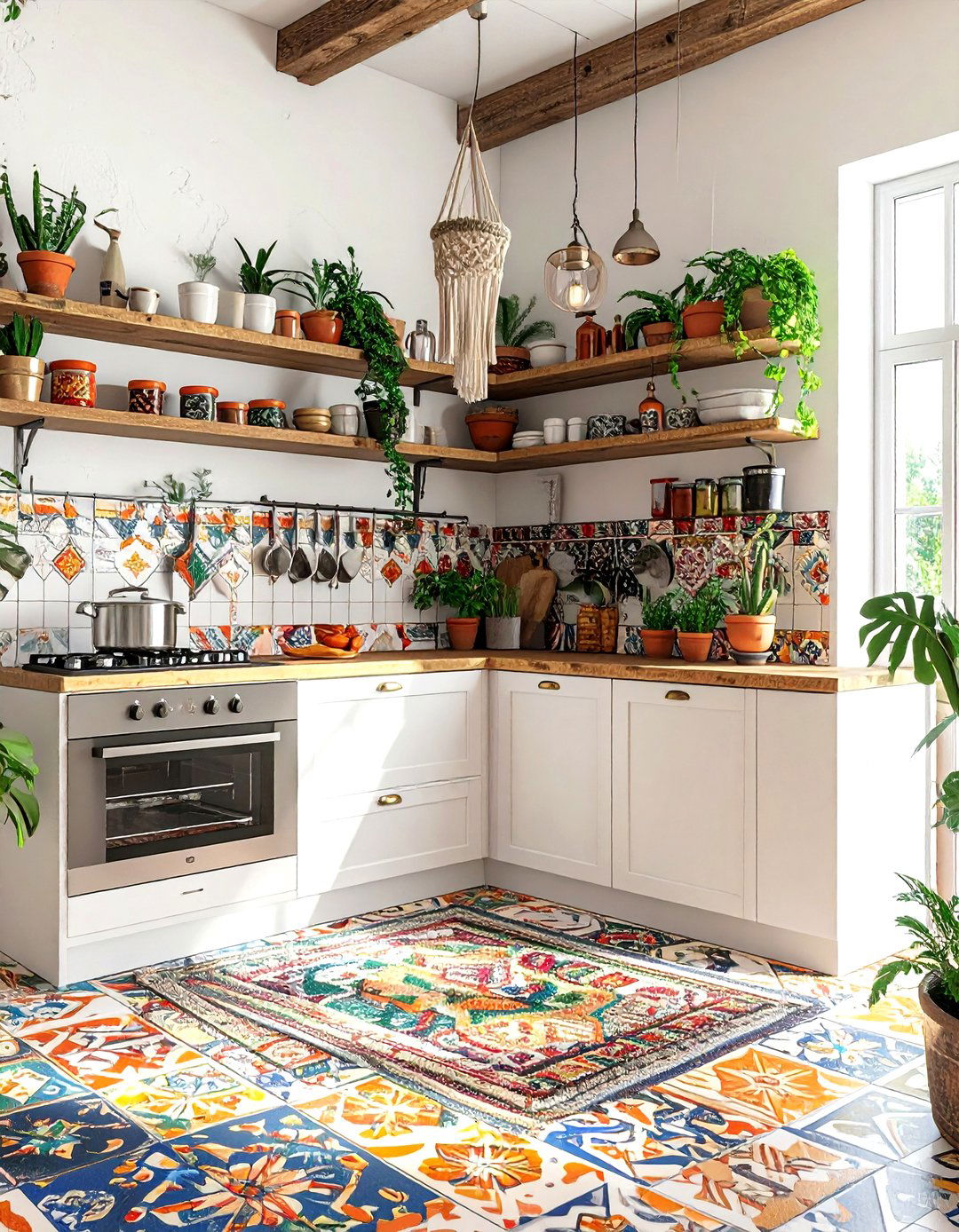 Bohemian style kitchen - 30 kitchen ideas