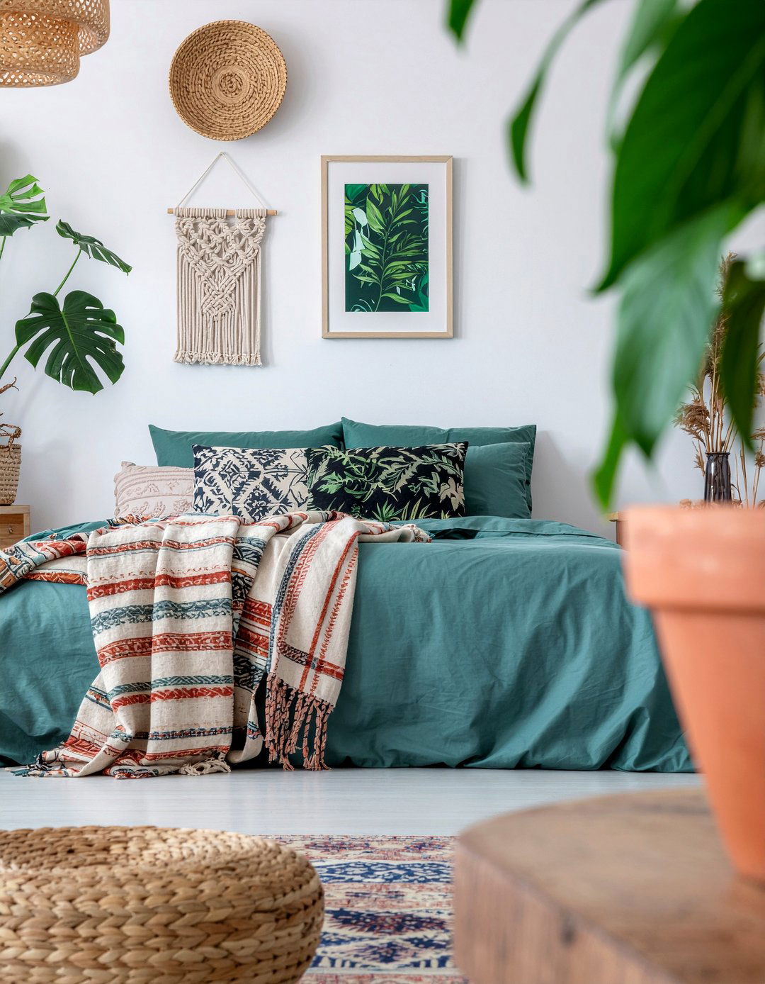 Boho Aqua Bedroom - 30 aqua bedroom ideas
