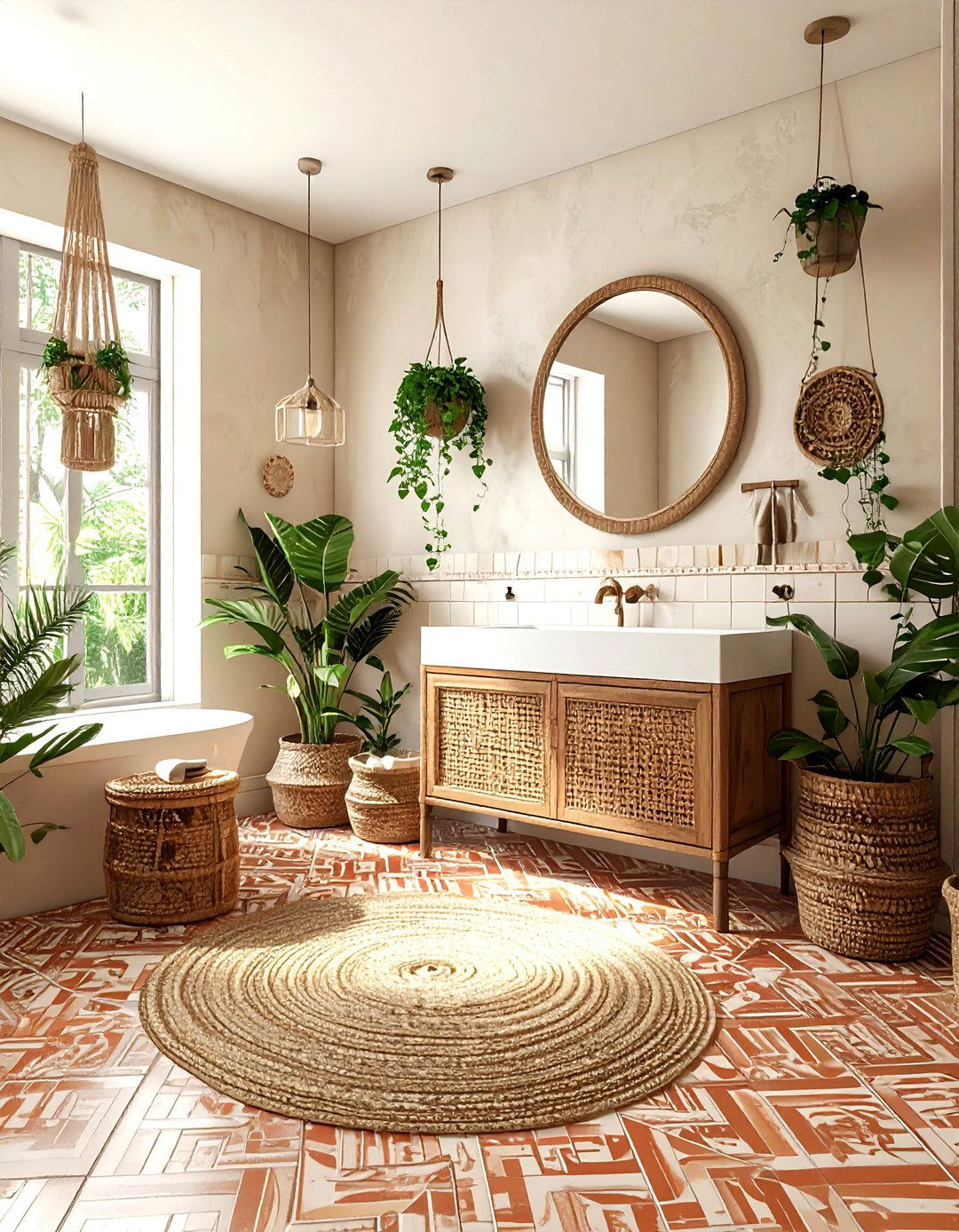 Boho Bathroom - 30 bathroom room settings