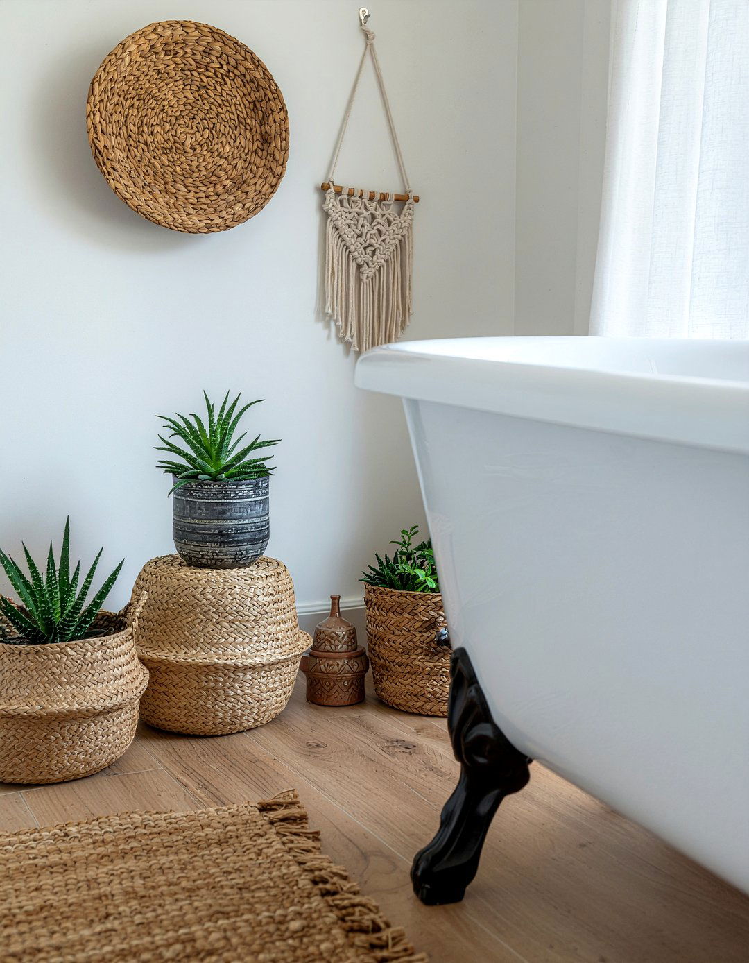 Boho Bathroom Succulent - 30 bathroom succulent ideas