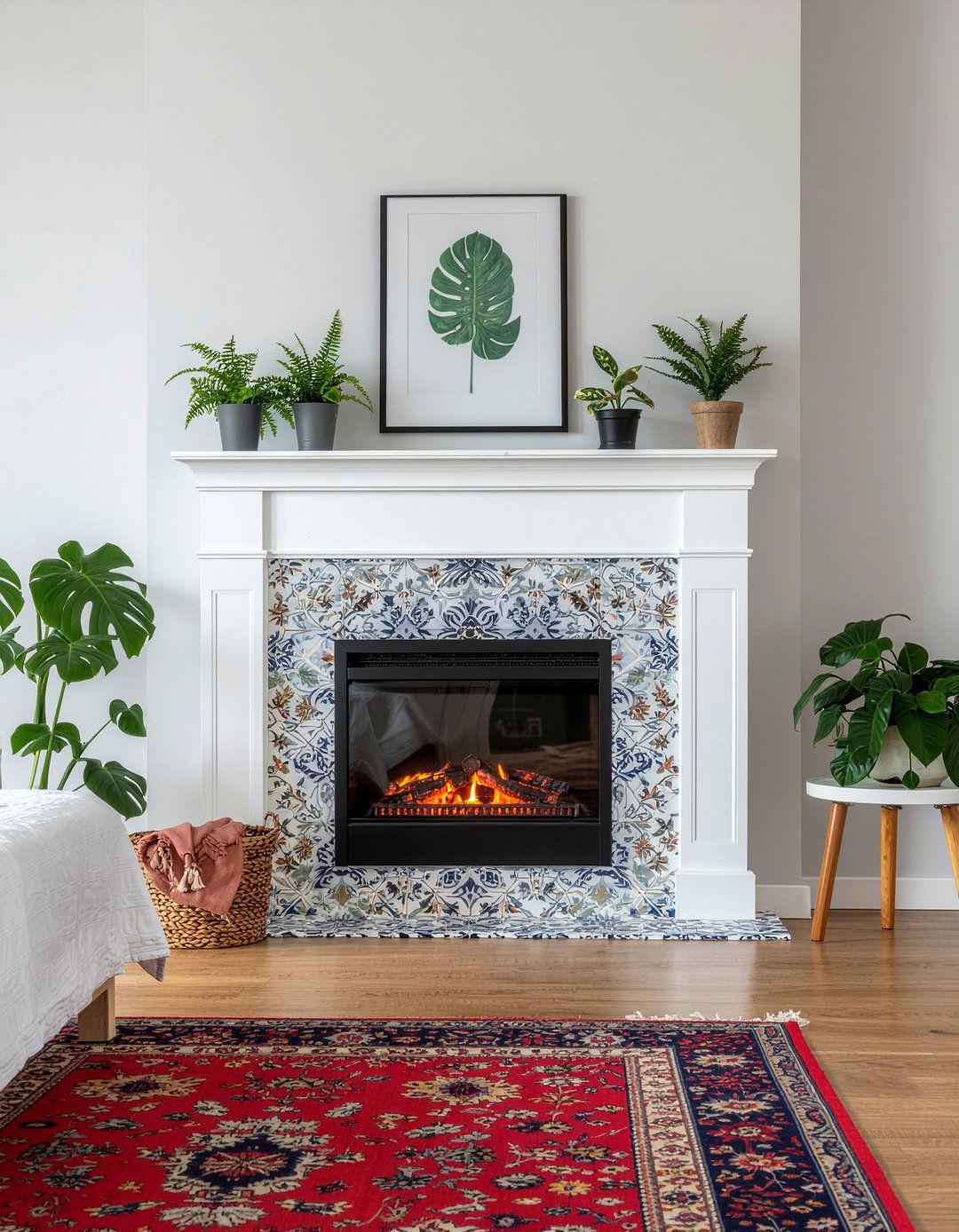 Boho Bedroom Electric Fireplace - 30 bedroom electric fireplace ideas