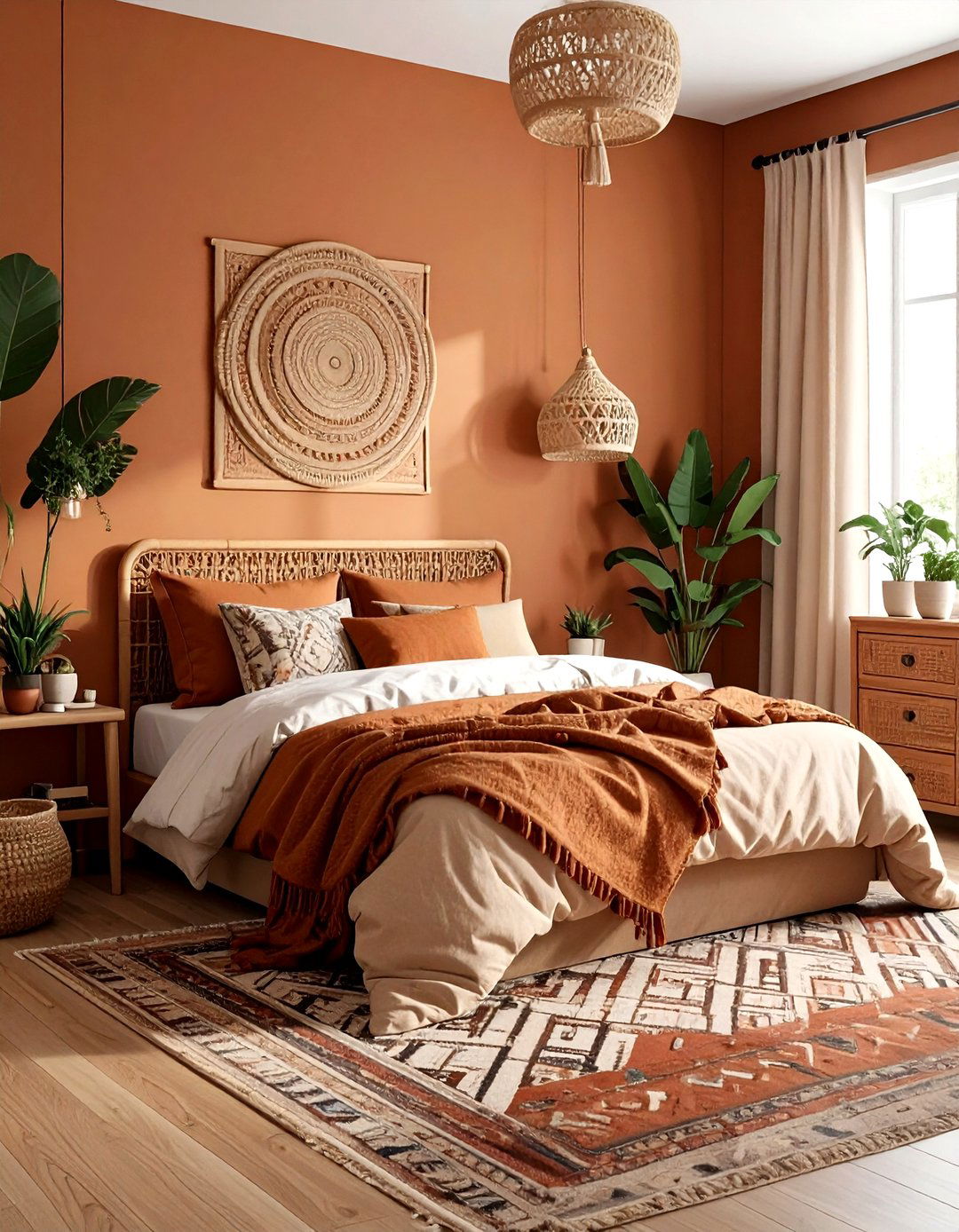 Boho Brown Bedroom - 30 brown bedroom ideas