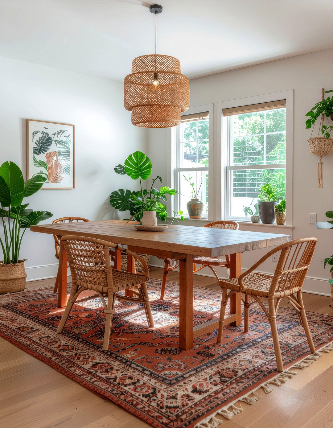 Boho Burnt Orange Dining Room - 30 burnt orange dining room ideas
