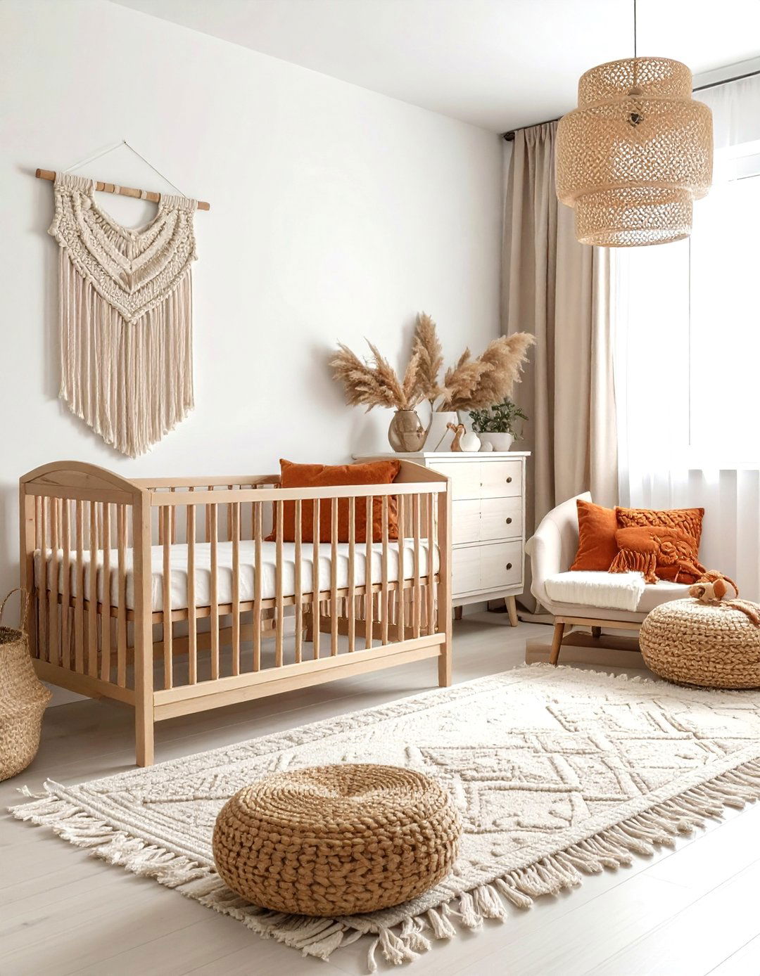 Boho Chic Nursery - 30 kids room decor ideas