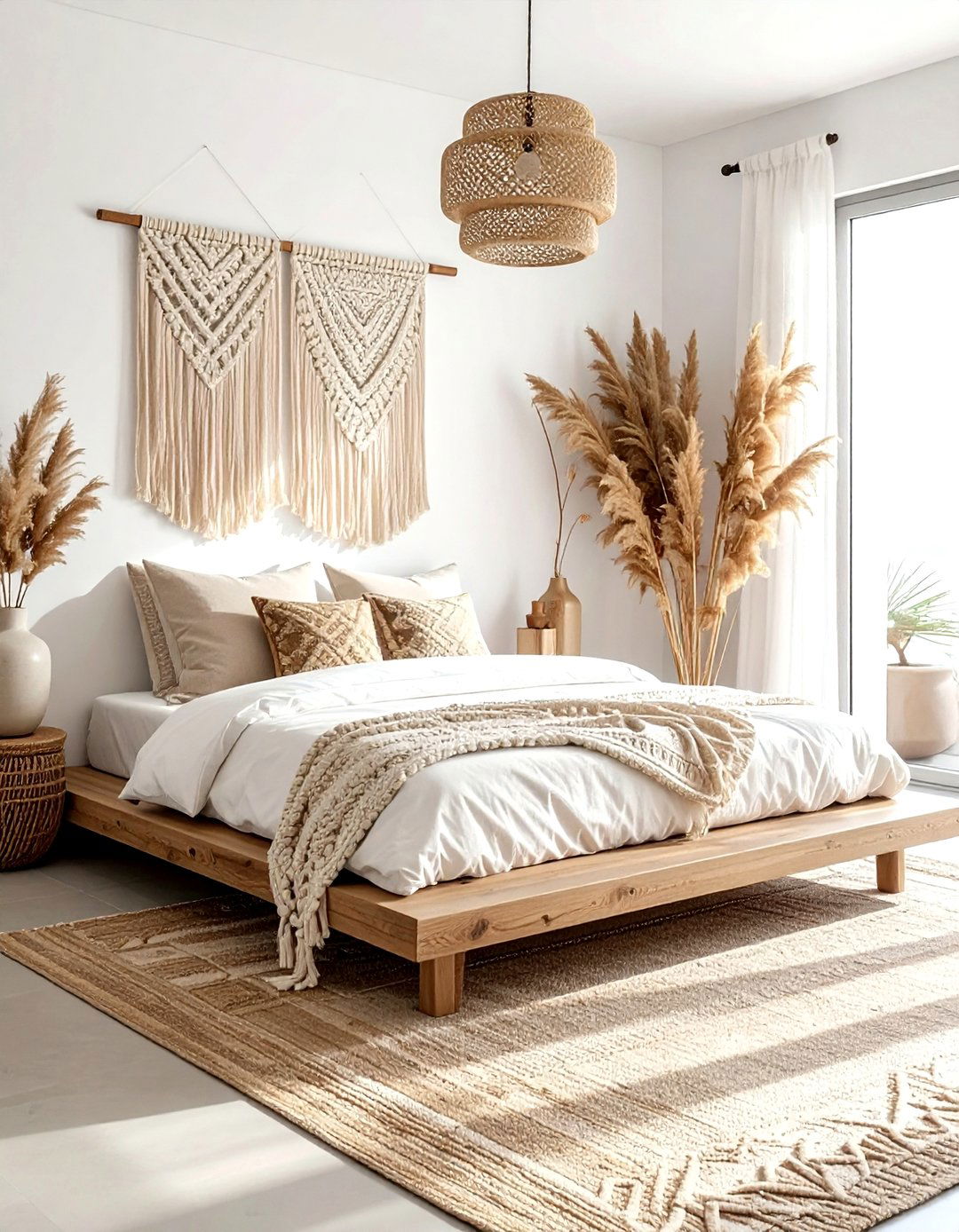 Boho Coastal Bedroom - 30 coastal beige bedroom ideas