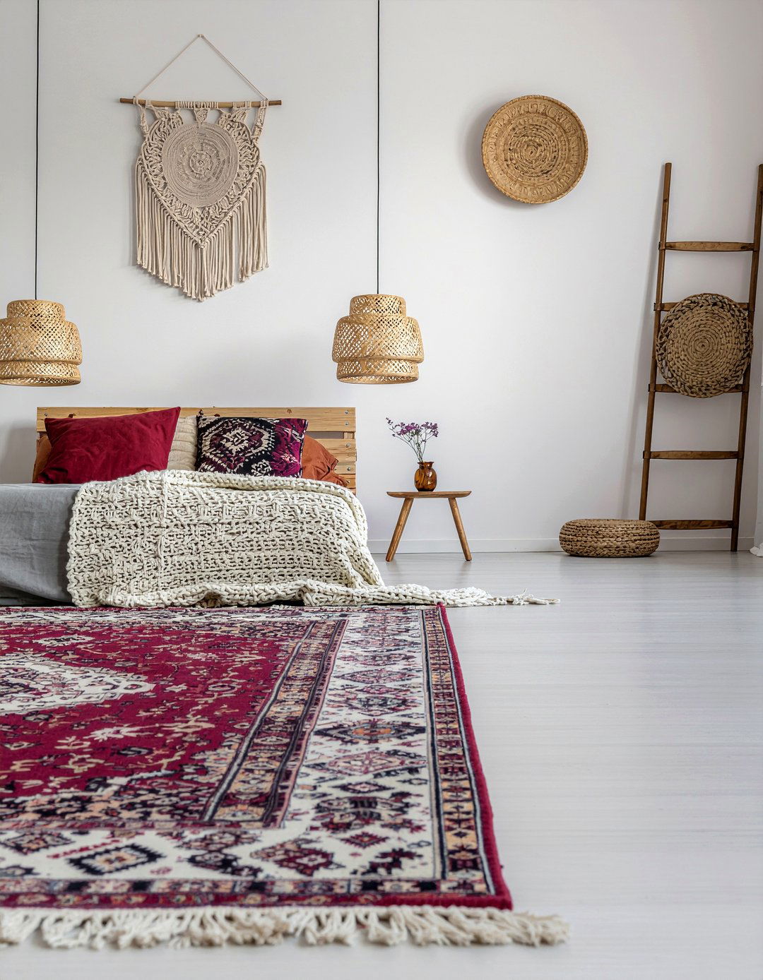 Boho Concrete Floor - 30 bedroom concrete floors