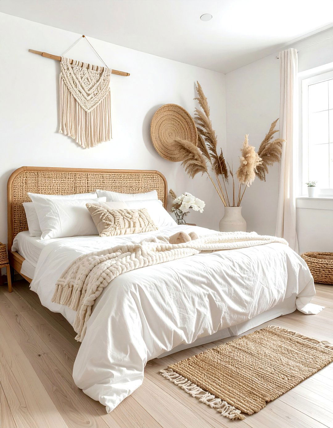 Boho Cream And White Bedroom - 30 cream and white bedroom ideas