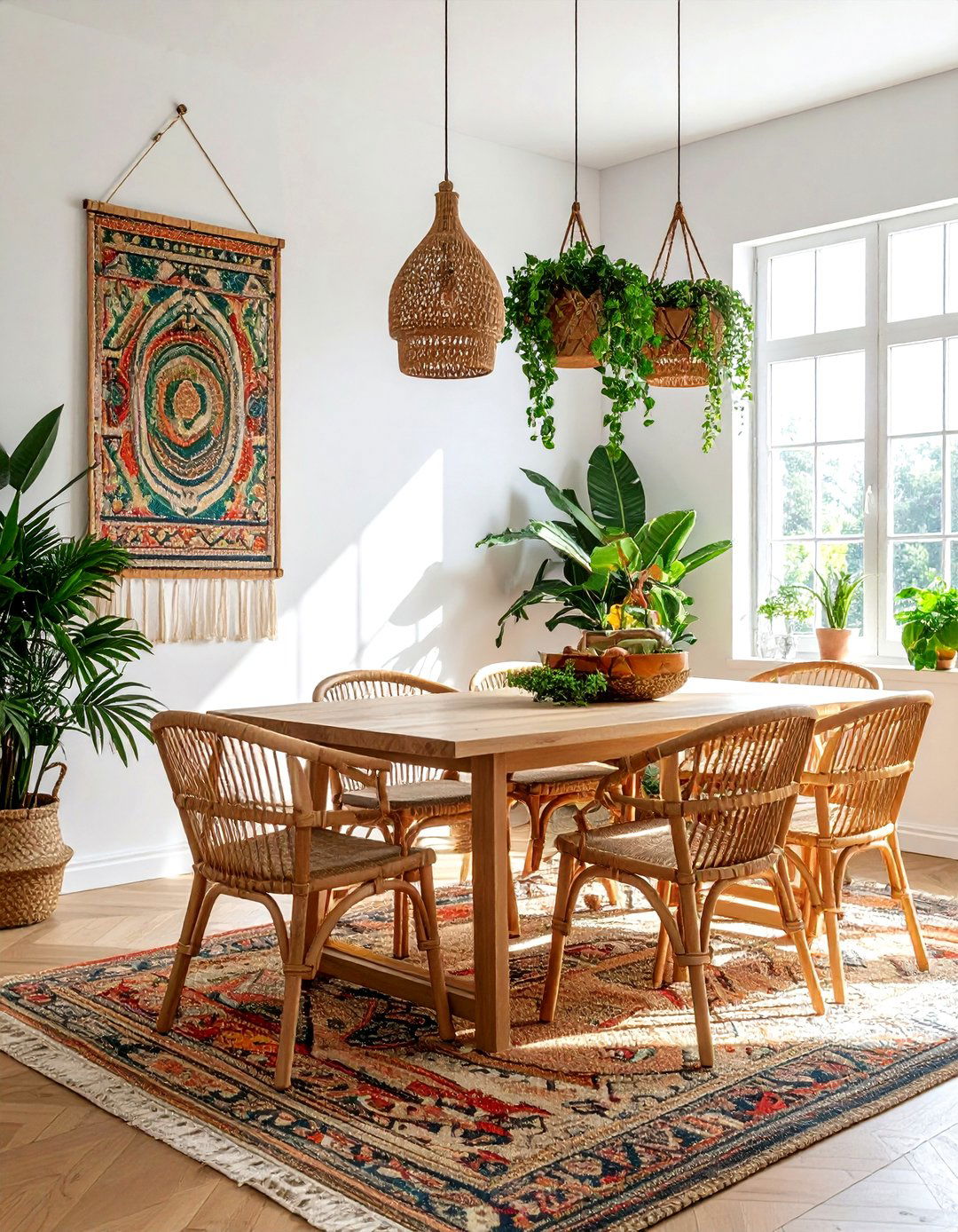 Boho Dining Room - 30 attention-grabbing dining room ideas