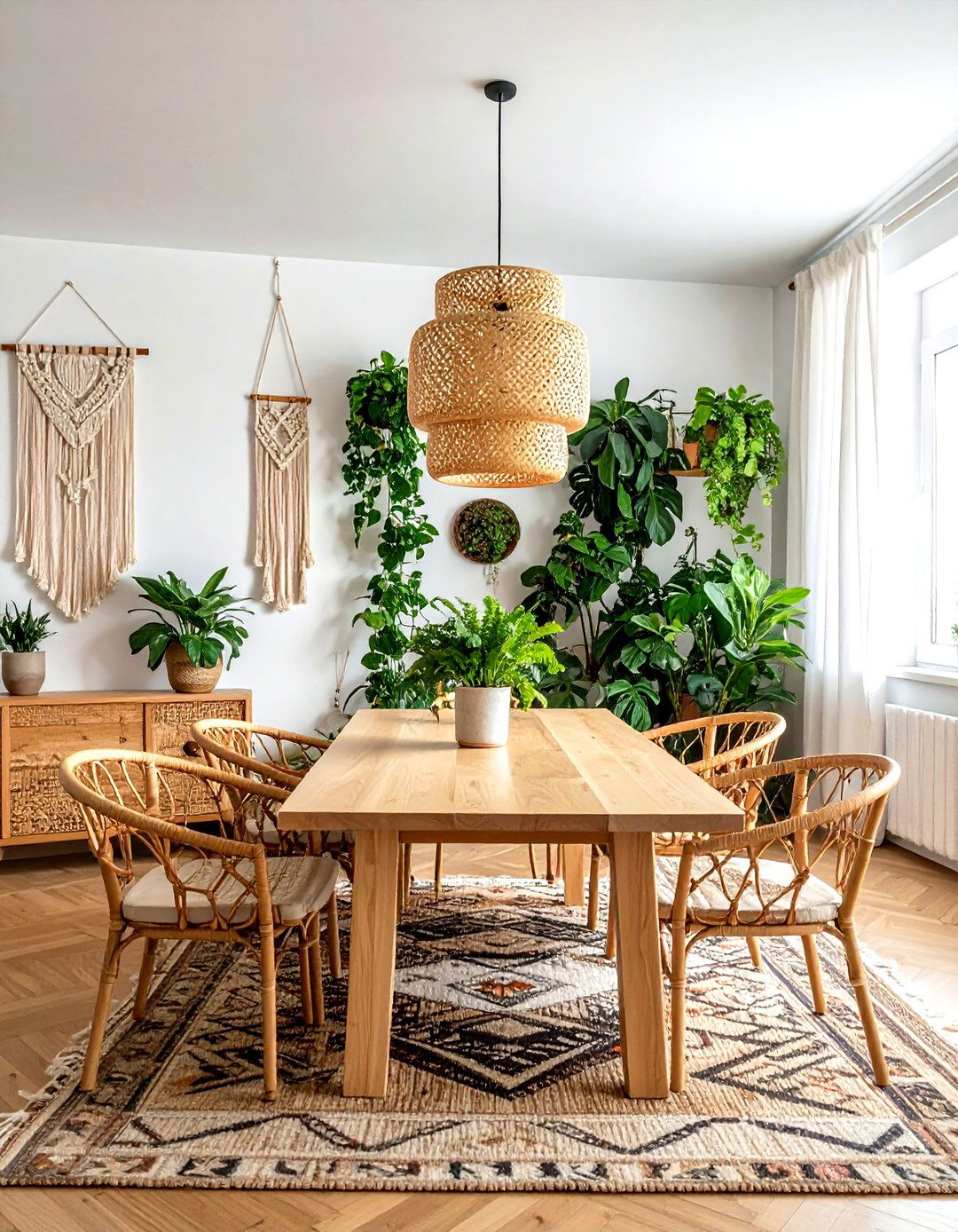 Boho Dining Room - 30 jaw-dropping dining room ideas