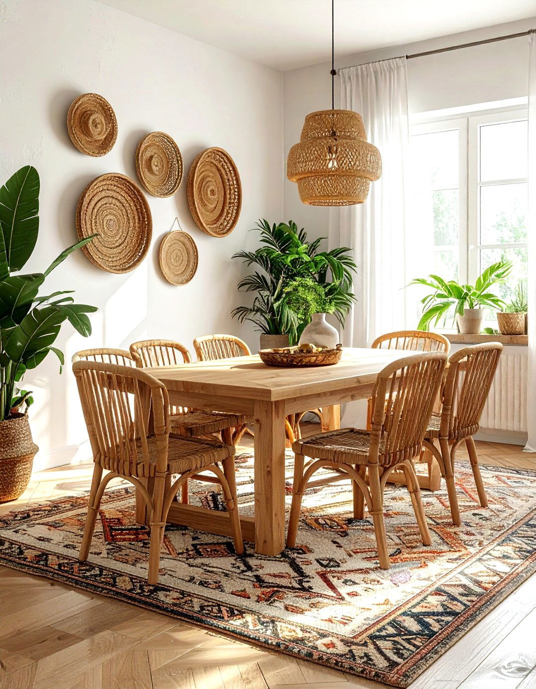 Boho Dining Room - 30 layered dining room ideas