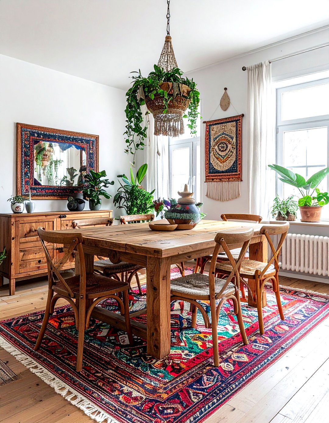 Boho Dining Room - 30 tailored dining room ideas