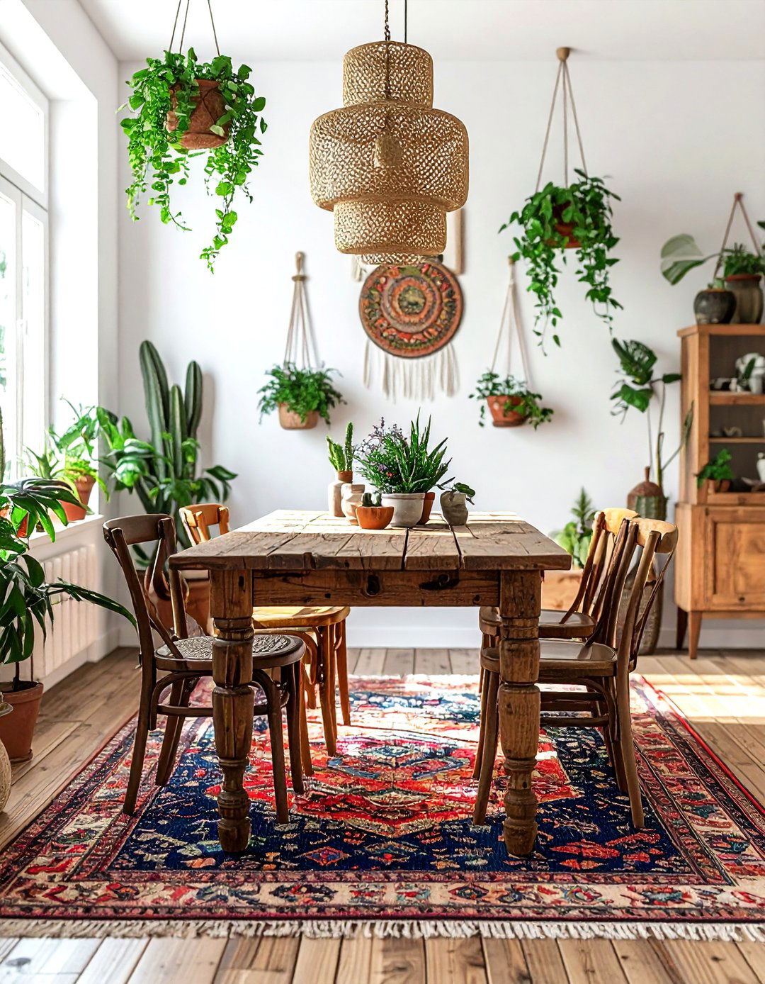 Boho Dining Room - 30 trending dining room ideas