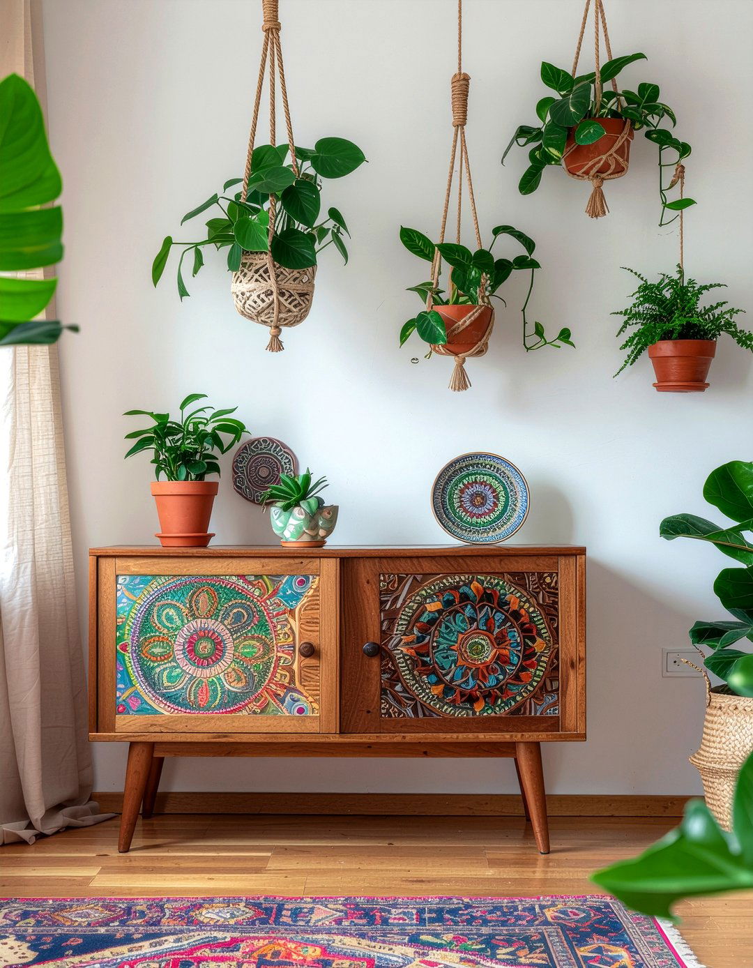 Boho Dining Room Cabinet - 30 dining room hutch ideas