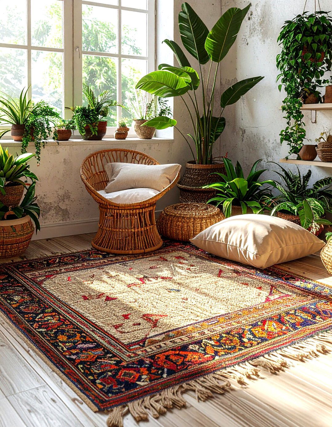 Boho Jute Rug - 30 jute rug ideas