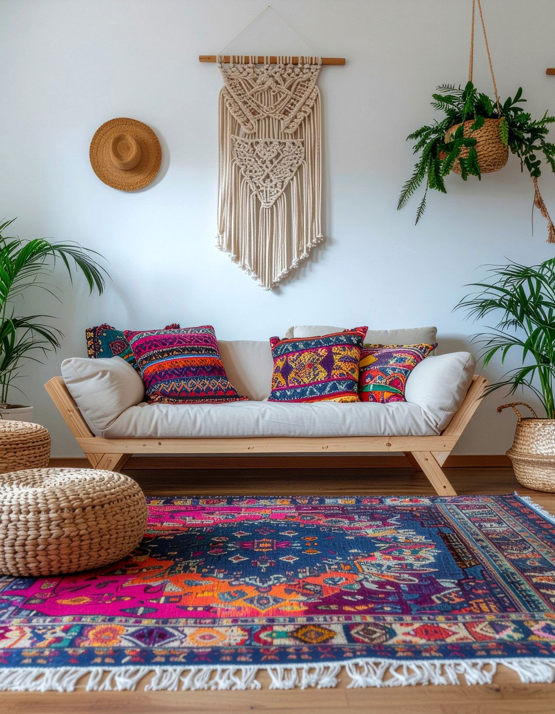 Boho Living Room - 30 one day living room ideas