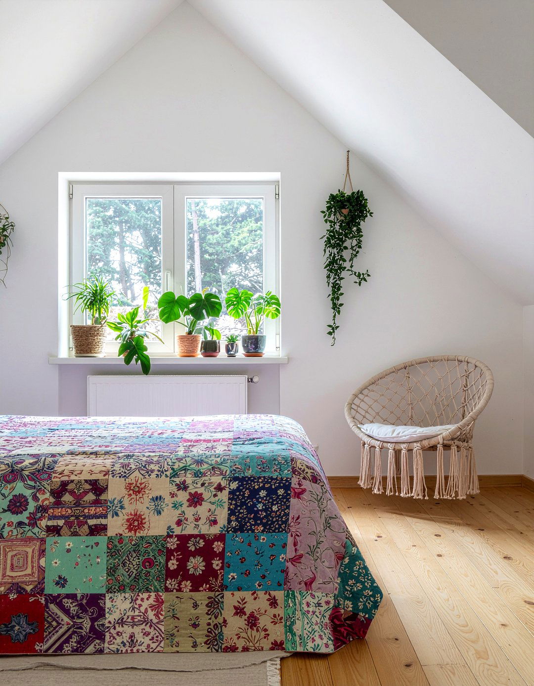 Boho Patchwork Bedroom - 30 patchwork bedroom ideas