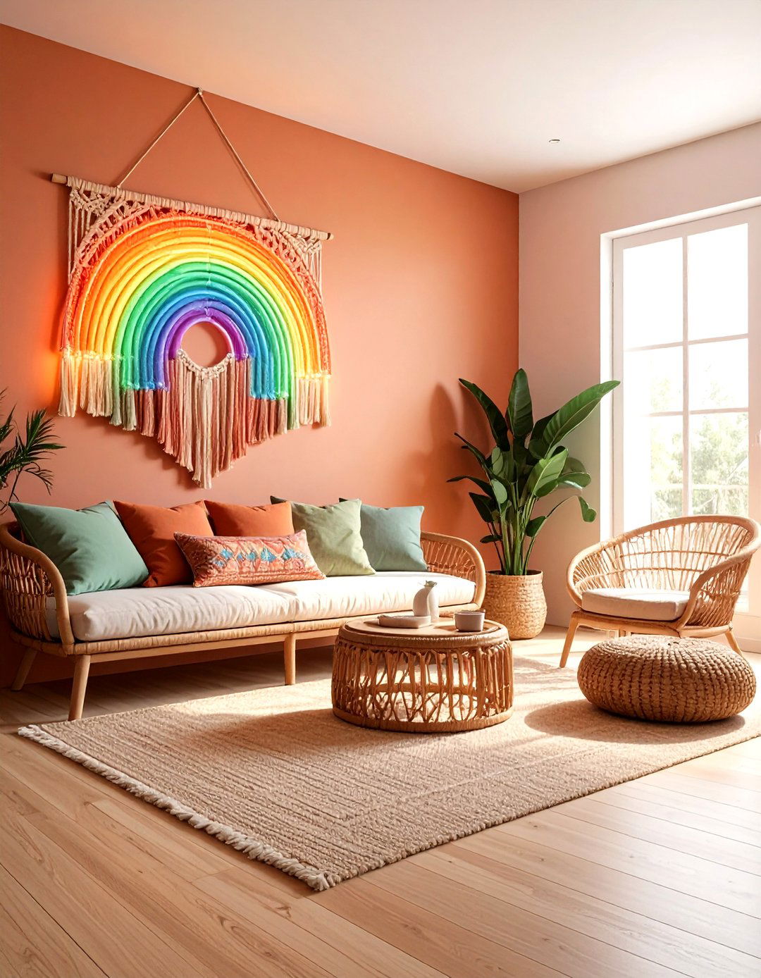 Boho Rainbow Neon - 30 neon sign ideas