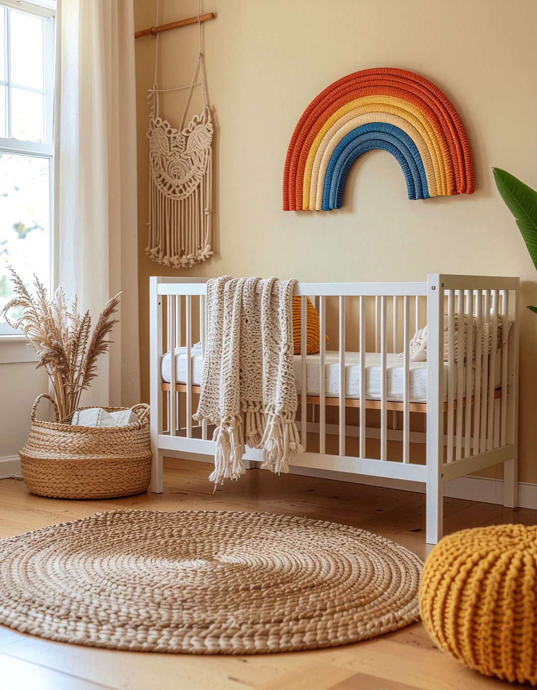 Boho Rainbow Nursery - 30 rainbow bedroom ideas