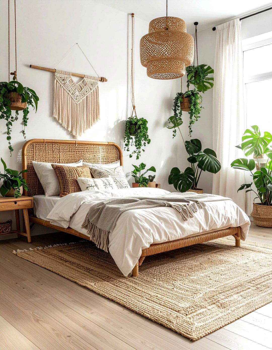 Boho Rental Bedroom - 30 rental apartment bedroom ideas