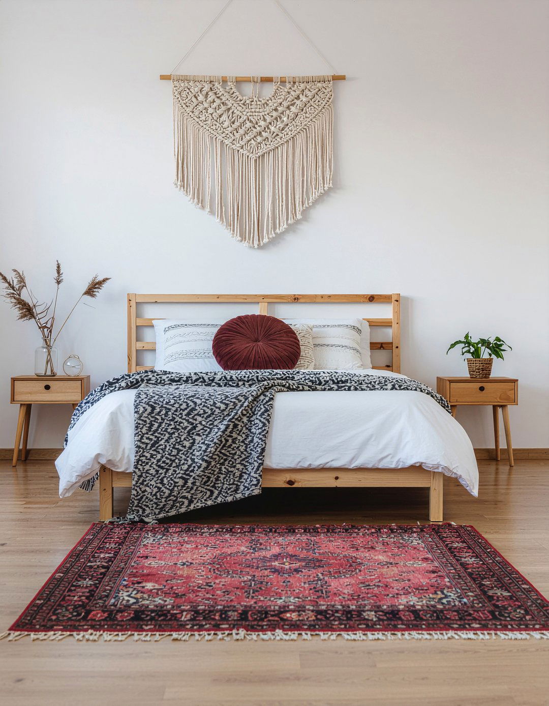 Boho Scandi Bedroom - 30 scandinavian bedroom ideas