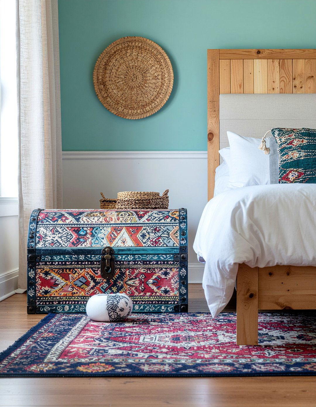 Boho Storage Trunk - 30 bedroom storage chests
