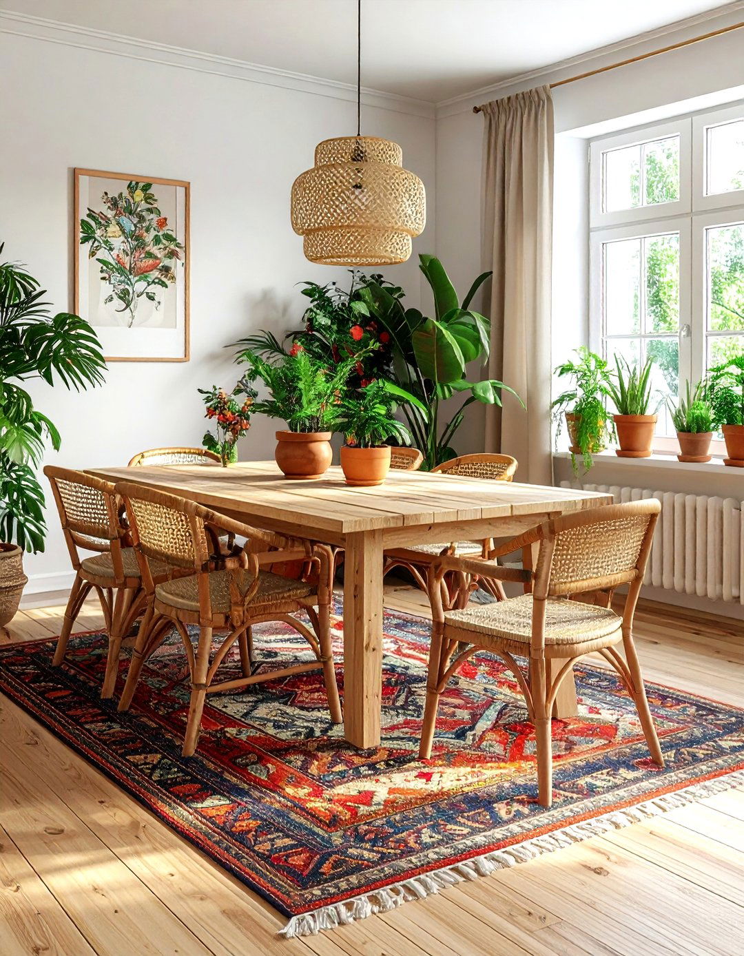 Boho Swedish Dining Room - 30 Swedish dining room ideas