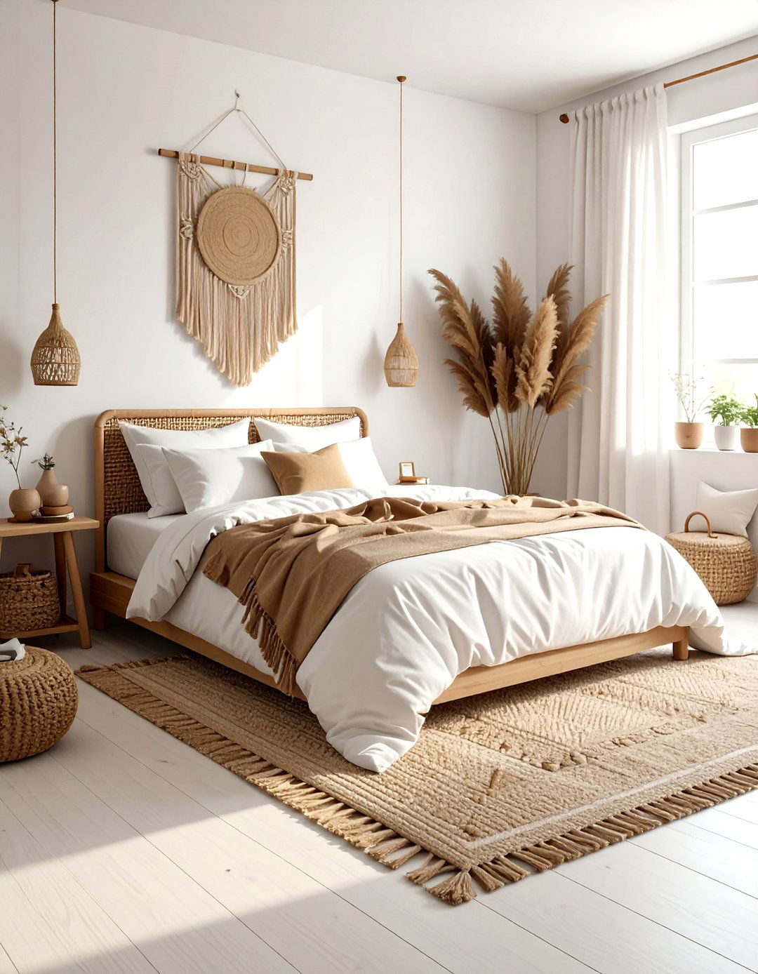 Boho Tan And White Bedroom - 30 tan and white bedroom ideas