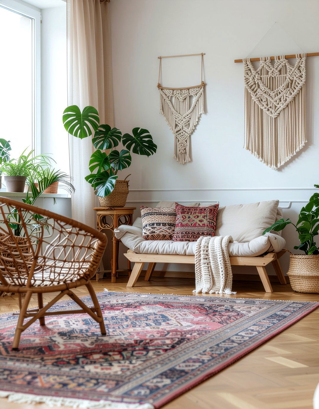 Boho Vintage Living Room - 30 living room vintage furniture ideas