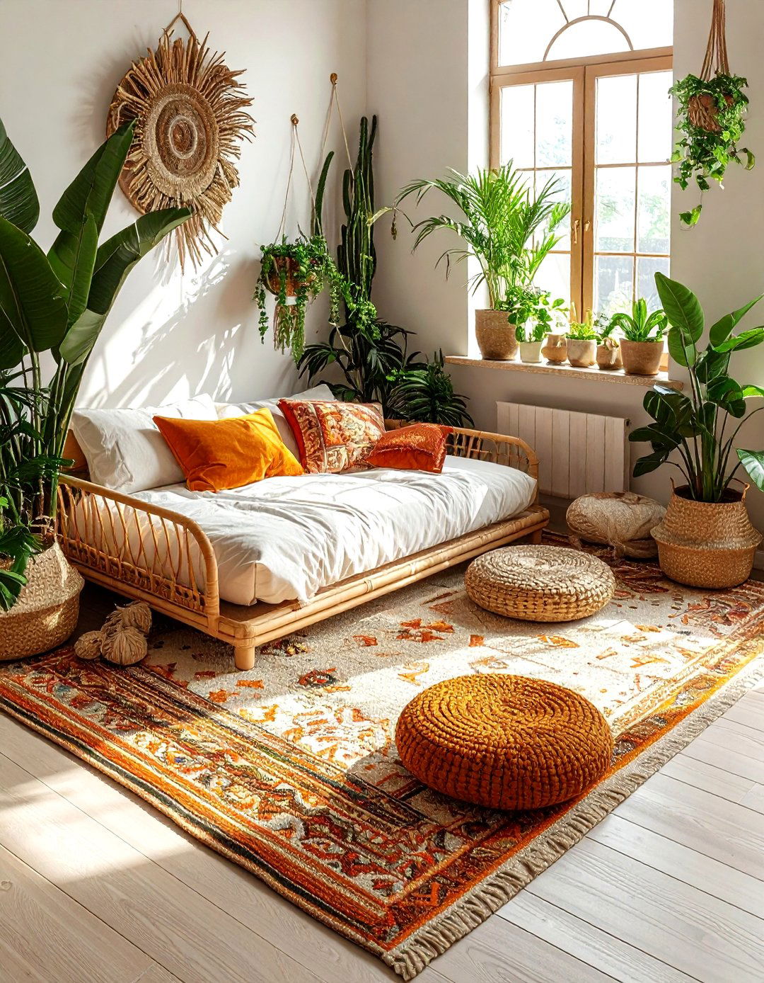 Boho area rug - 30 washable rug ideas
