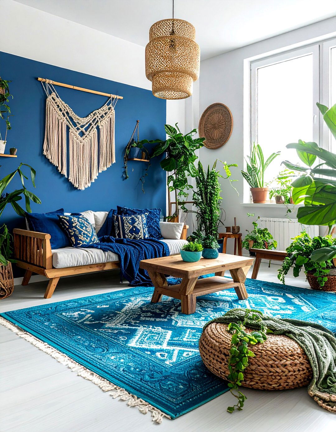 30 Cool Blue Living Room Ideas for a Tranquil Atmosphere