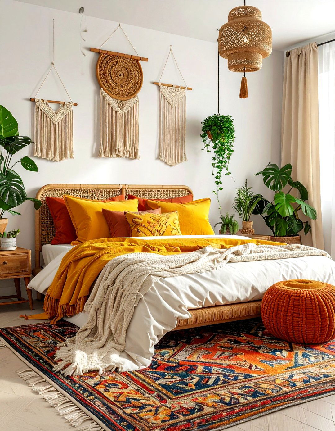 Boho chic bedroom - 30 young adult bedroom ideas