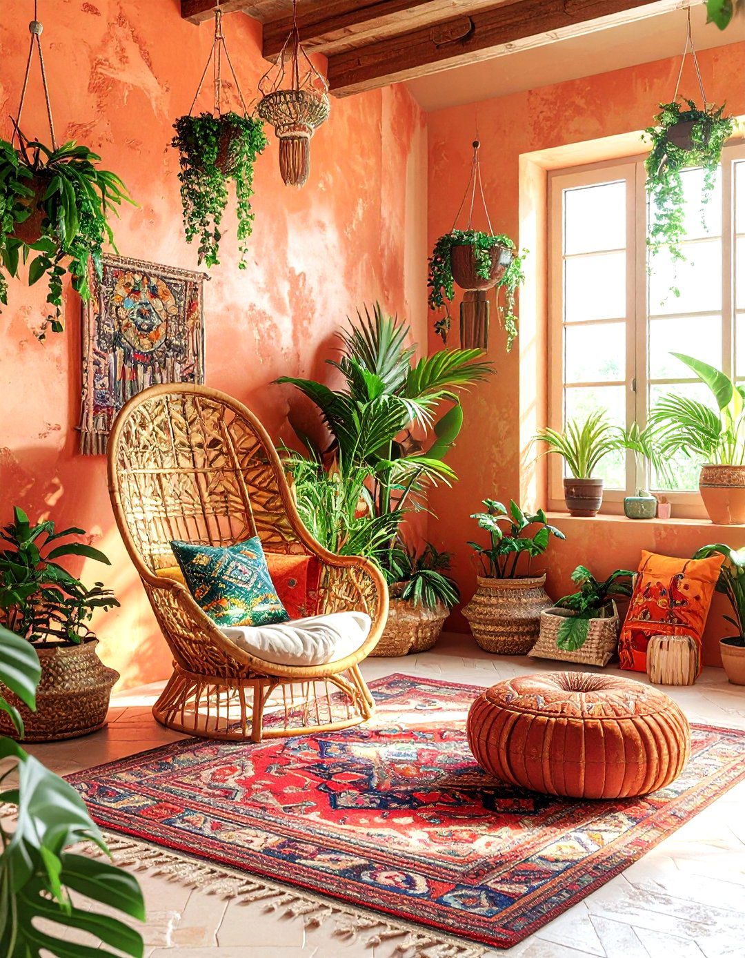 Boho chic living room - 30 show home living room ideas