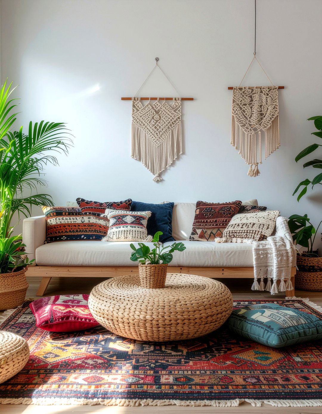 Boho chic living room - 30 viral living room ideas